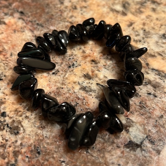 Black Out My Heart Crystal Bracelet Stack - Picture 3 of 5